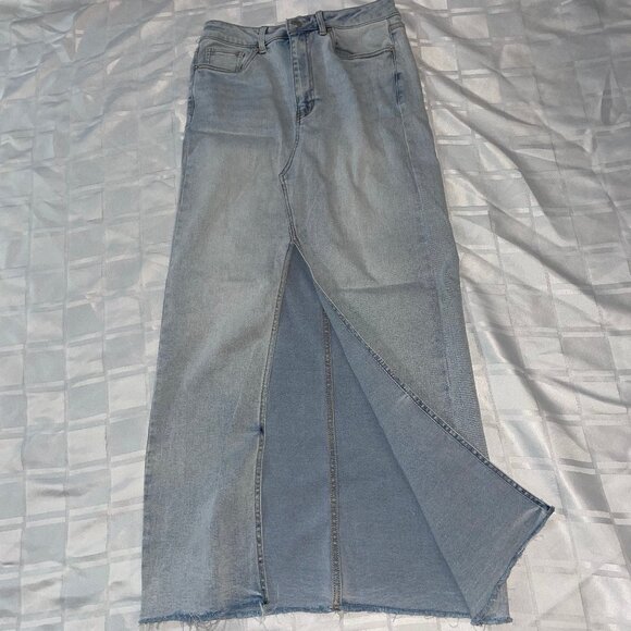 π Bundle Deal: 4 for $20! π denim maxi skirt S - Picture 2 of 8
